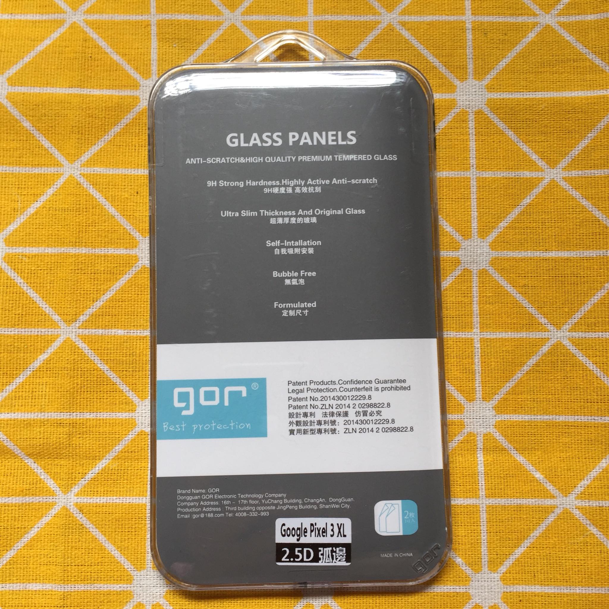 Bộ 2 Kính Cường Lực GOR cho Google Pixel 3XL _ Hàng Nhập Khẩu