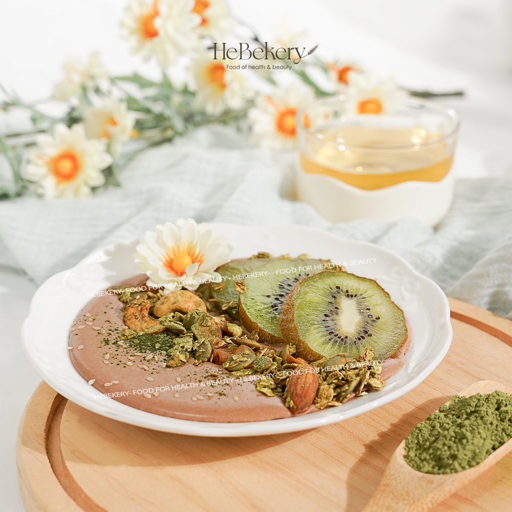 Granola Truly Healthy HEBEKERY by HEBE - Ngũ Cốc Dinh Dưỡng Lành Mạnh Tự Nhiên - Vị Matcha