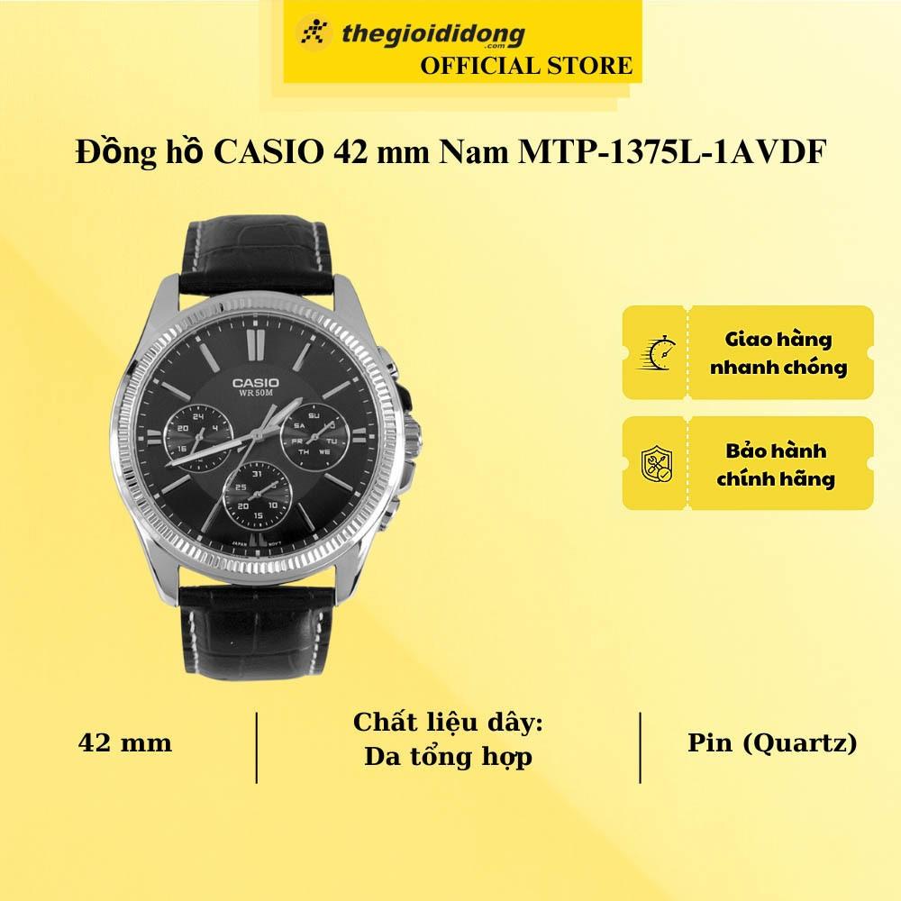 Đồng hồ Nam Casio MTP-1375L-1AVDF - Hàng chính hãng - Hàng Chính Hãng