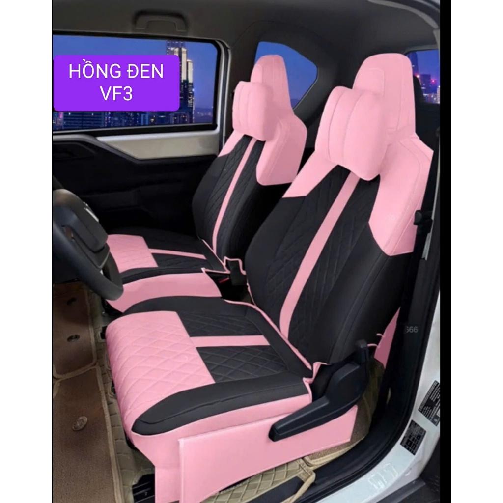Áo ghế VF3 hàng 9D may theo xe, Áo ghế da Nappa giúp bảo vệ ghế da của xe luôn như mới, Hàng Cao Cấp