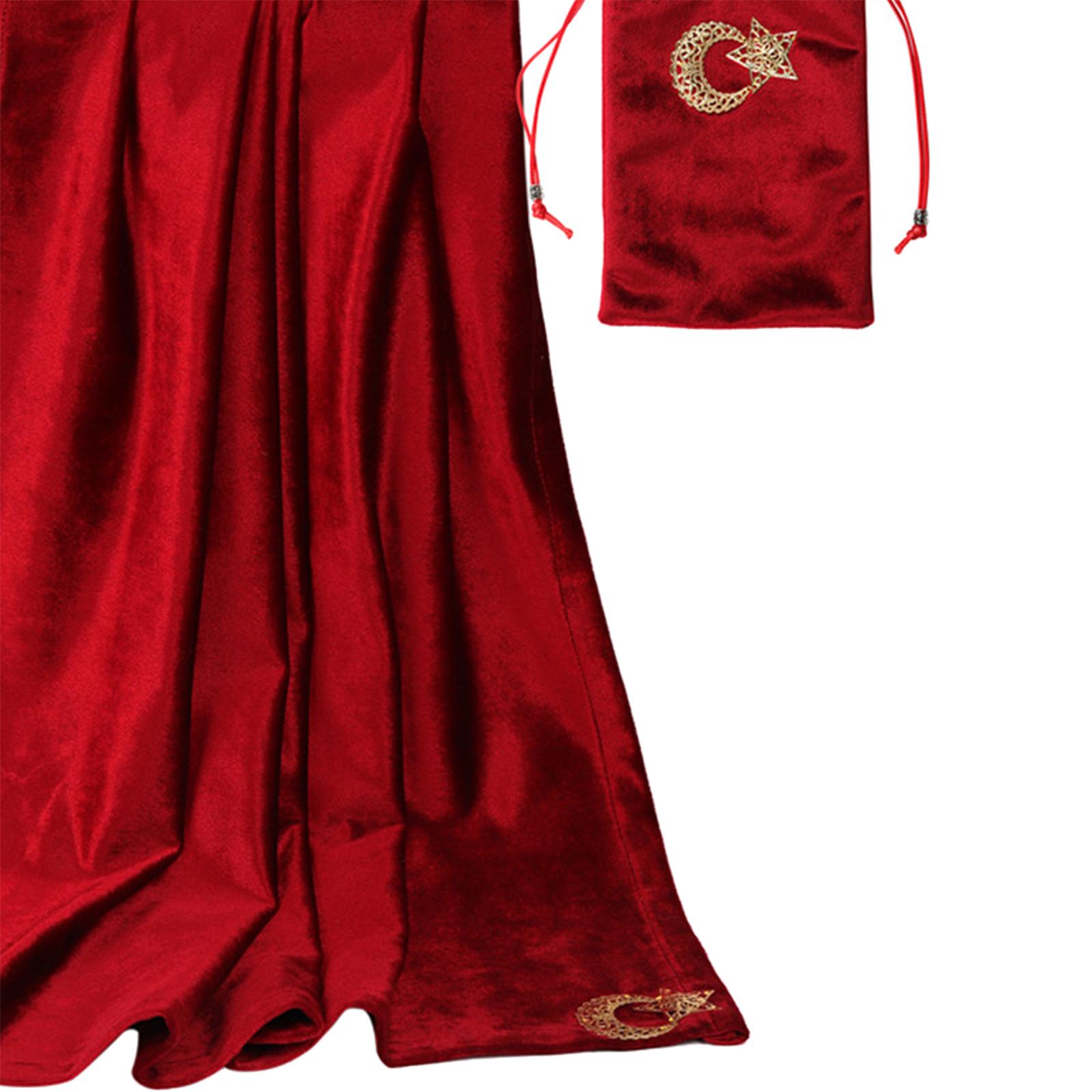 Altar Tarot Card Cloth Tablecloth Soft Velvet Astrology Tarot Divination Cards Table Cloth Tapestry with Pouch