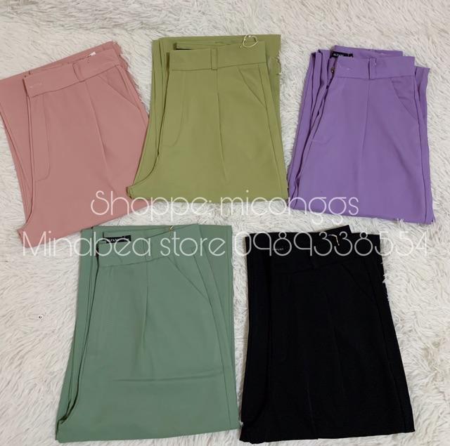 Quần culottes suông dáng dài đủ màu