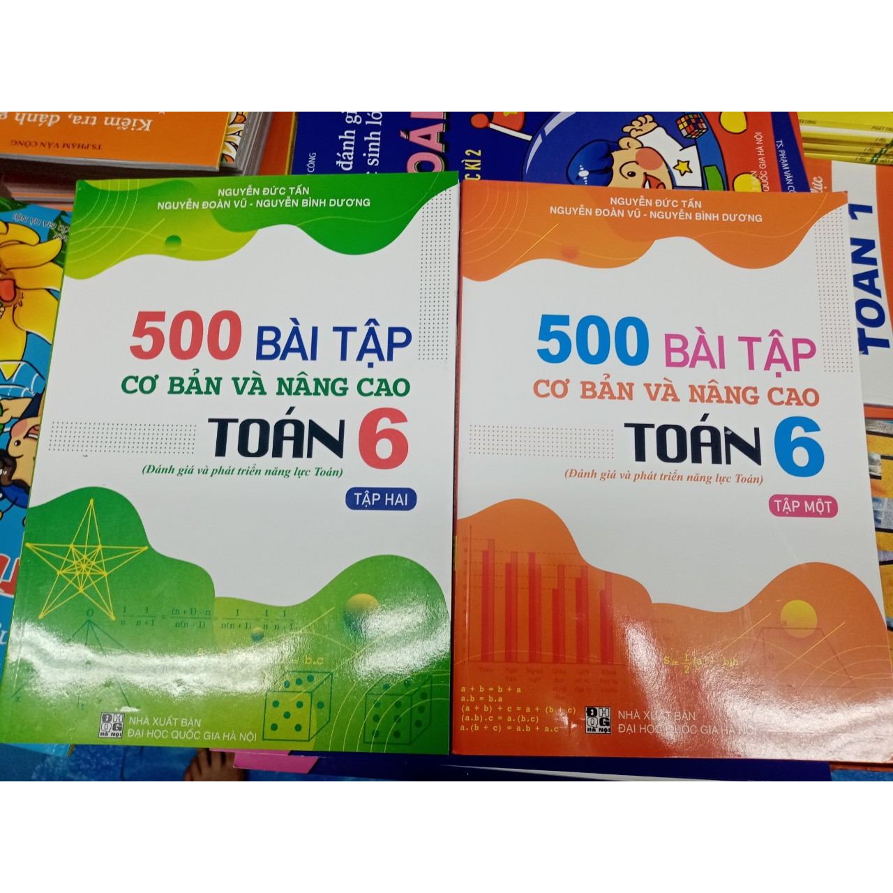 500 bài tập Cơ bản và Nâng cao Toán 6 (Tập 1 + Tập 2)