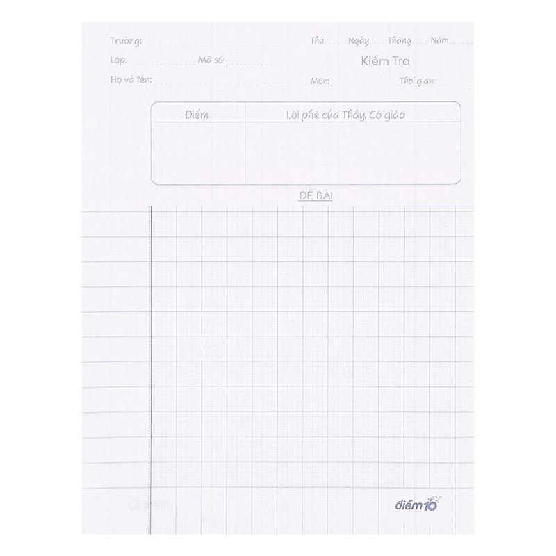 Giấy Kiểm Tra TP-GKT08 - 5 Ôly Vuông  - Thiên Long