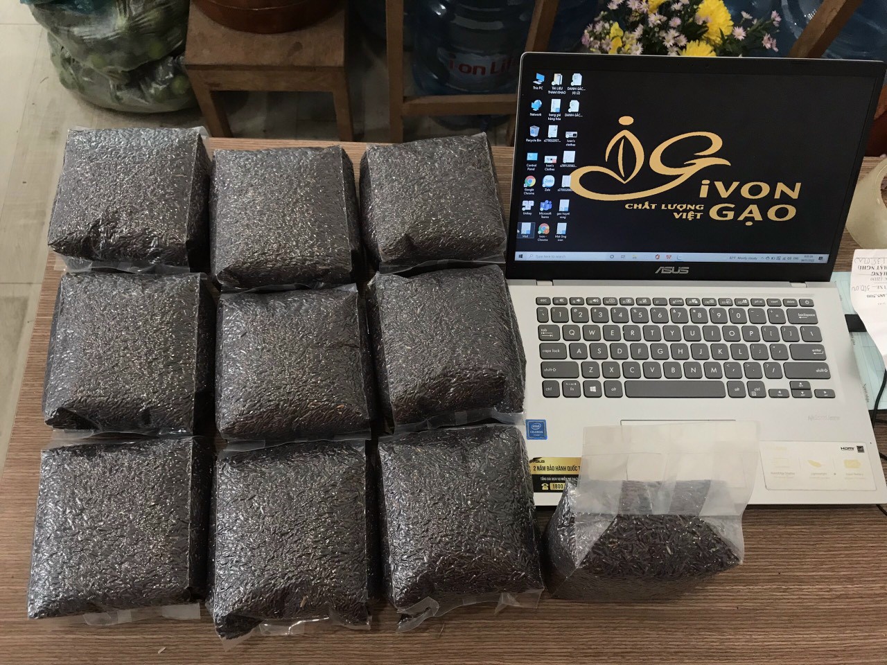 Gạo Lức Tím - Túi 5 kg - Dẻo, thơm, mềm cơm