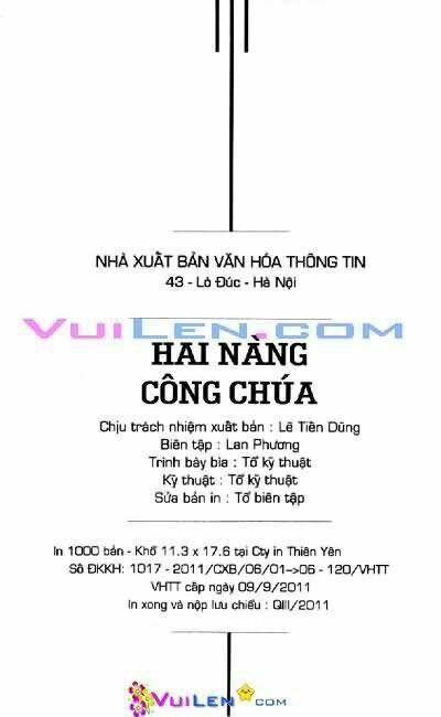 hai nàng công chúa chapter 1 2