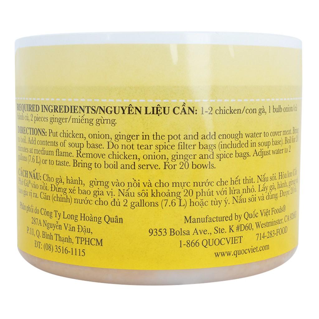 GIA VỊ NẤU Phở Gà Cốt Quốc Việt 300G - Gia vị hoàn chỉnh nhập khẩu