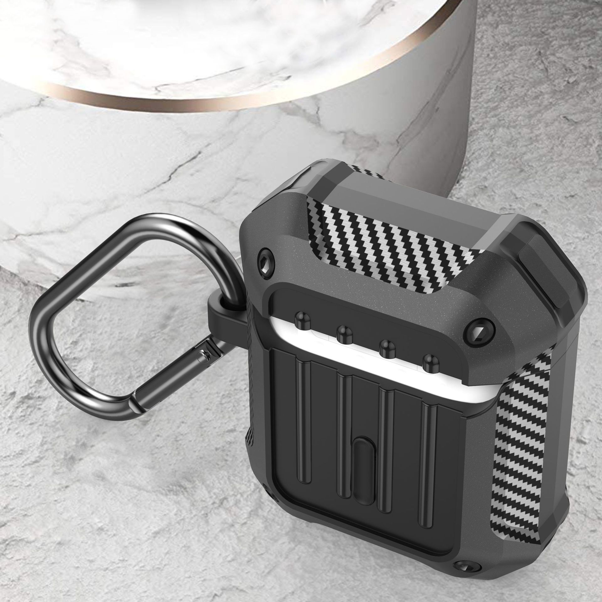 Bao Case Bảo Vệ Carbon Cho Airpods 1/ Airpods 2 - Hàng chính hãng / Hàng nhập khẩu