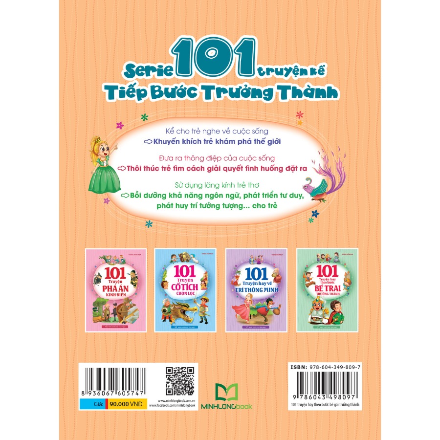 101 Truyện Hay Theo Bước Bé Gái Trường Thành B90