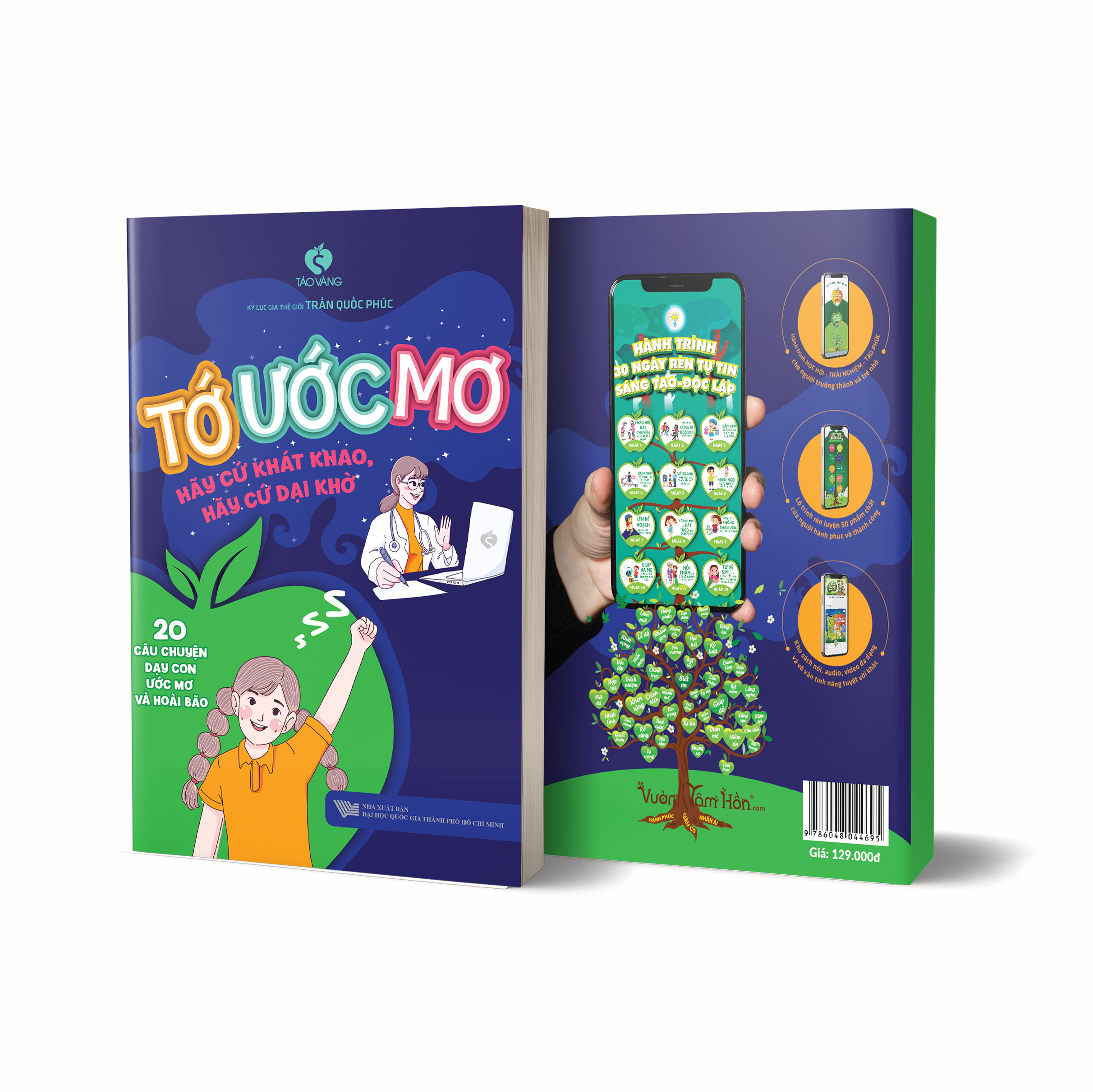 Bộ Sách Cho bé 3 Tuổi Đến 12 Tuổi TÁO VÀNG Chọn Thành Nhân - Chạm Thành Công