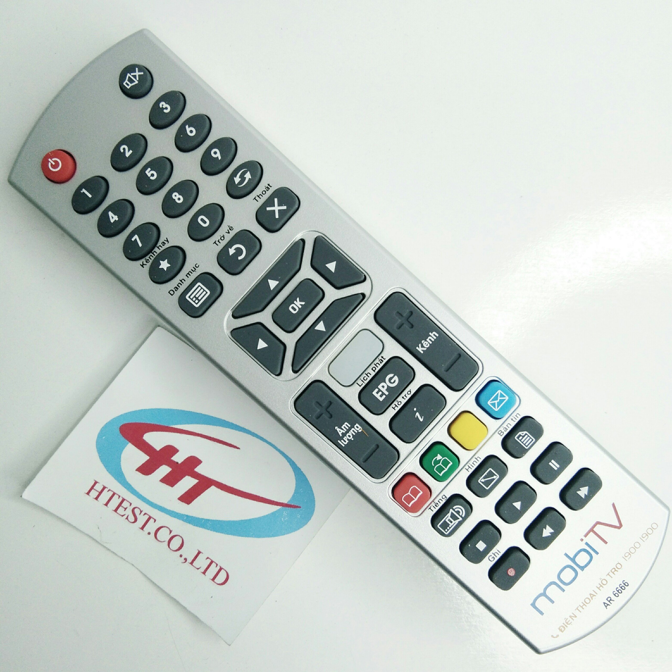 Điều khiển dùng cho đầu thu truyền hình số mobitv ,AVG,An Viên ,hàng chính hãng.