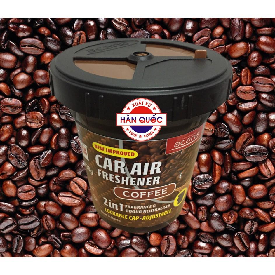 Sáp thơm ôtô Acana Chông say xe Hương Dữa Hương caffe
