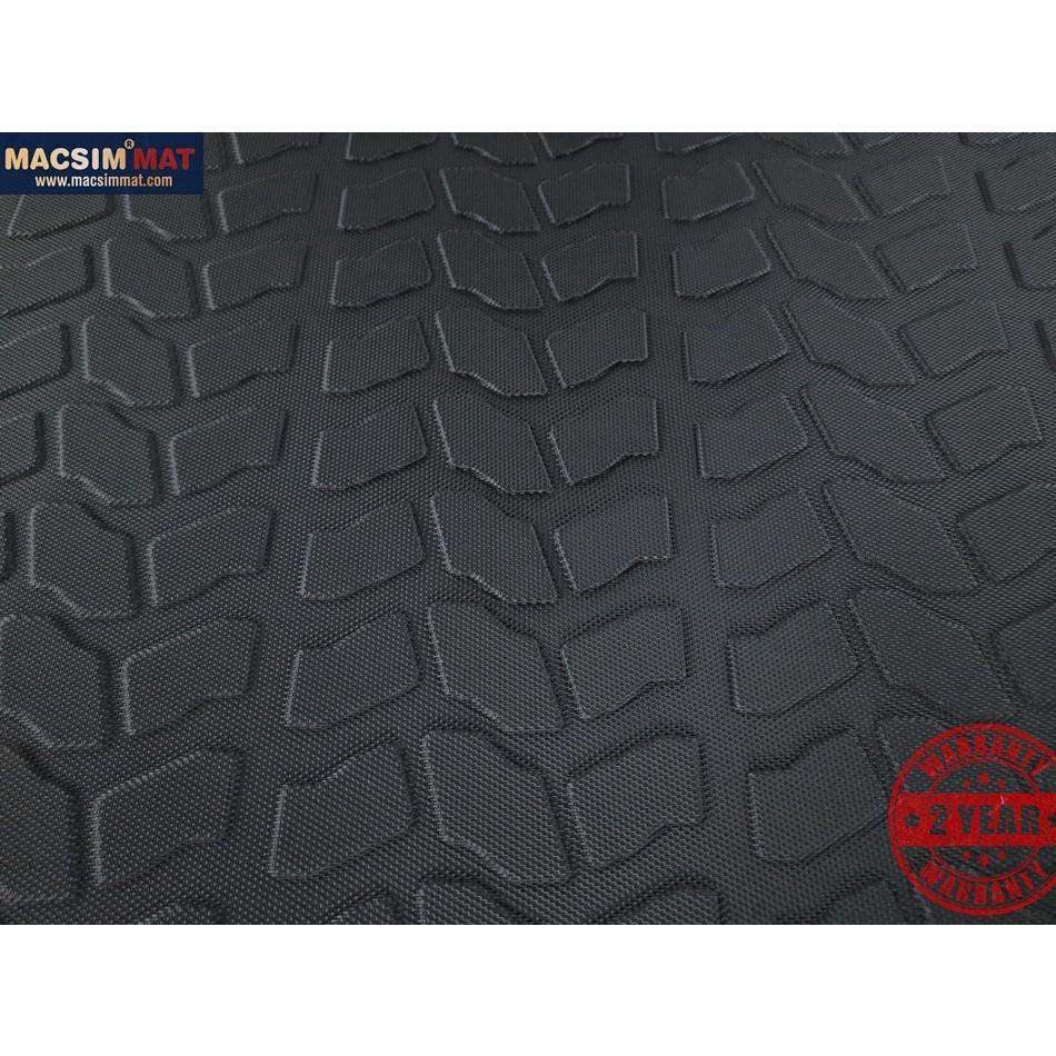 Thảm lót cốp xe ô tô Audi Q7 2016- tới nay nhãn hiệu Macsim hàng loại 2