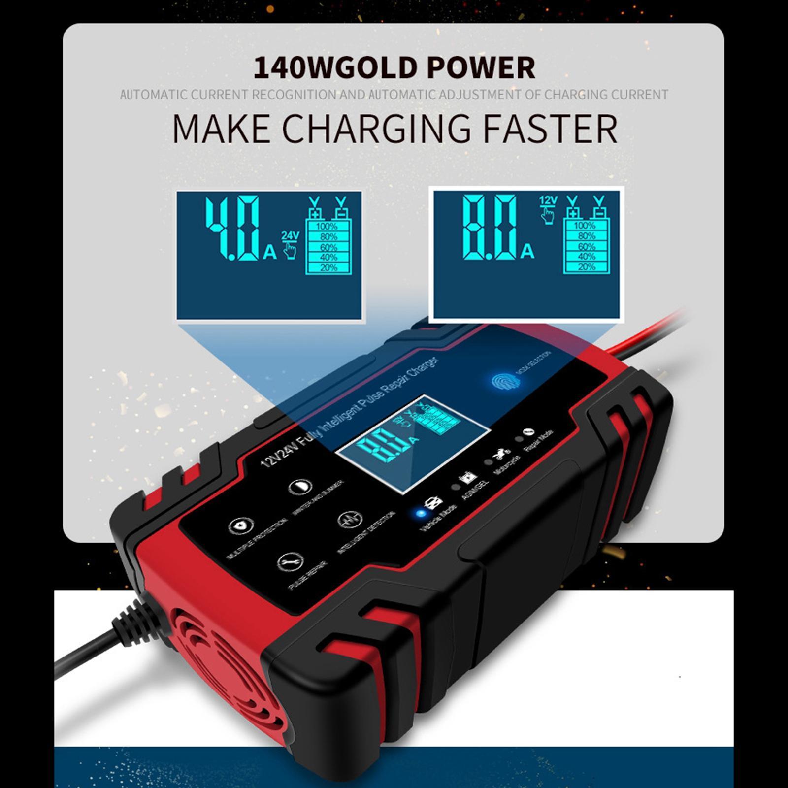 Fully-Automatic Maintainer 12V 8A 24V 4A for Car Mower