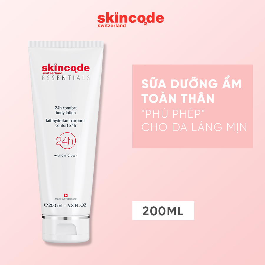 Sữa dưỡng ẩm toàn thân Skincode Essential 24h Body Lotion 200ml - MS 1032