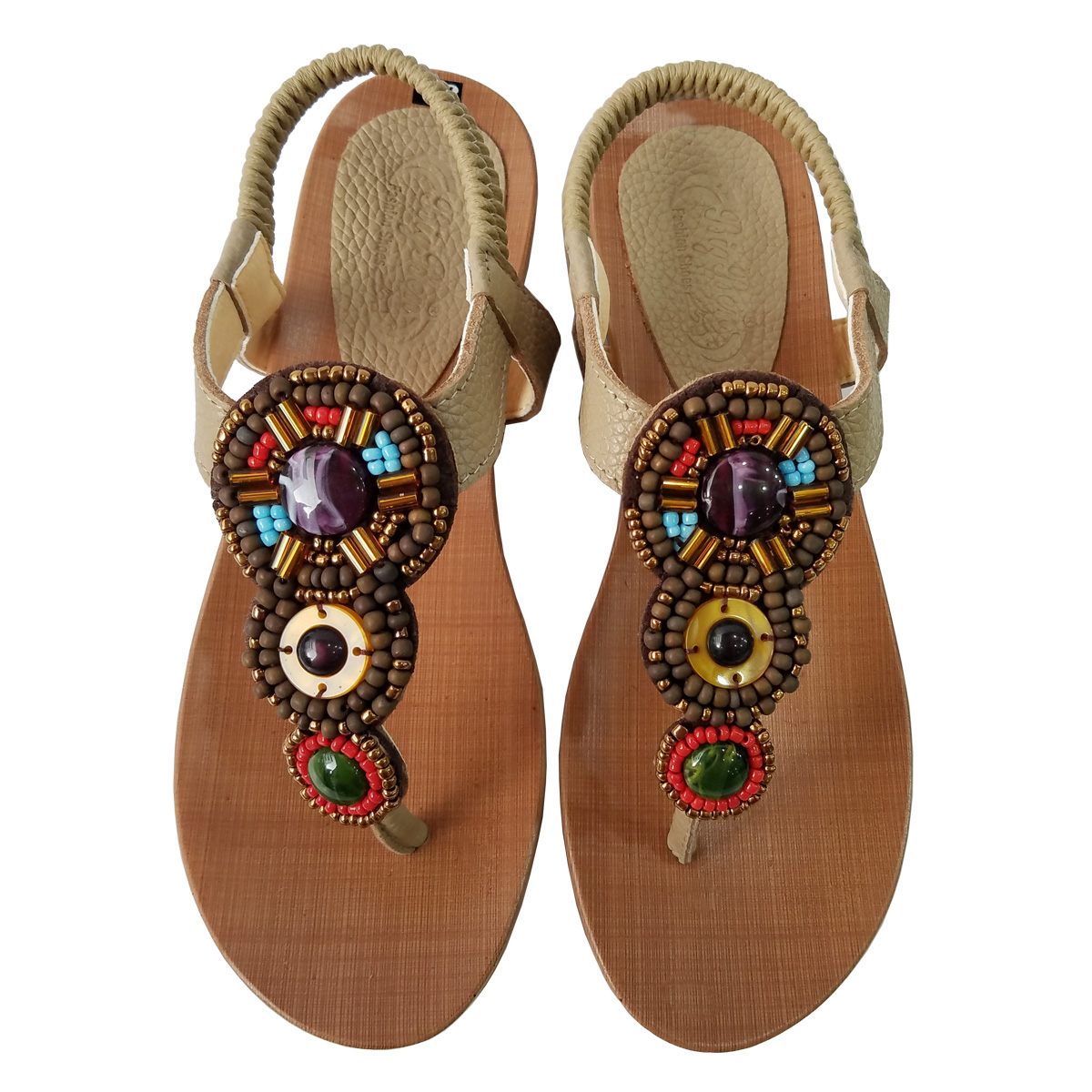 Sandal Nữ Biggben Da Bò Thật Sdn15 - 35