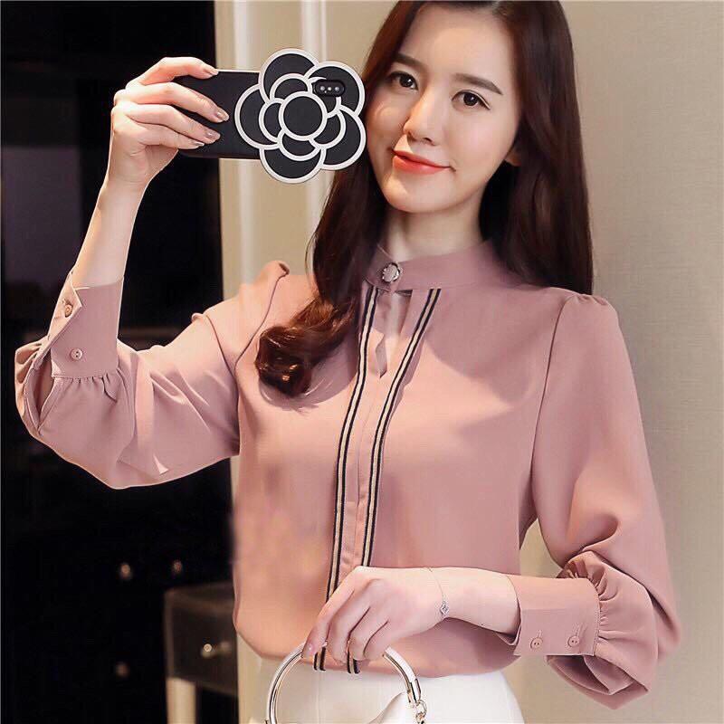 ÁO KIỂU PHỐI VIỀN THỜI TRANG