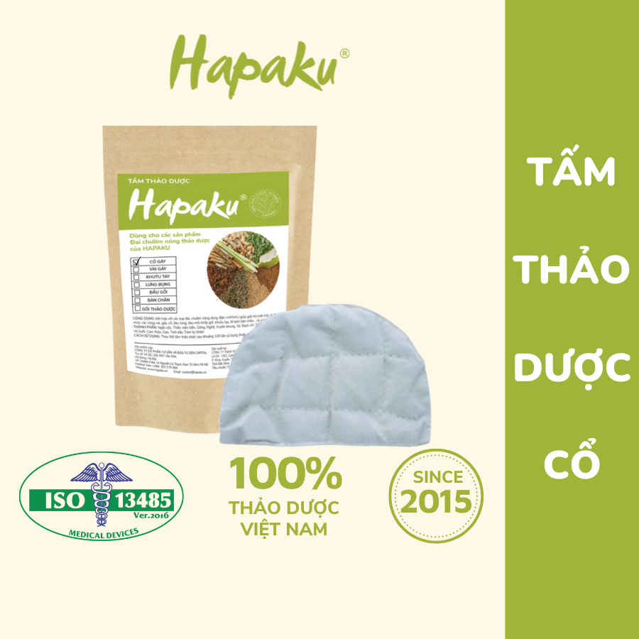 Tấm thảo dược thay thế của đai chườm cổ gáy cắm điện - Hapaku