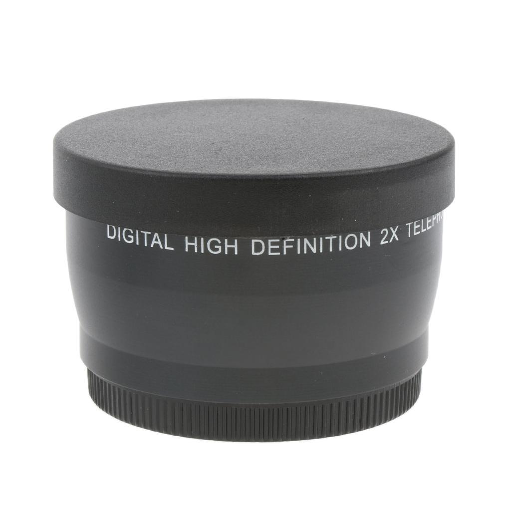 55mm 2x Magnification Telephoto Lens for     DSLR Cameras/Camcorders