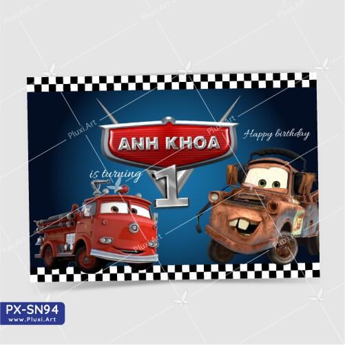 Thiệp thôi nôi – sinh nhật theo yêu cầu Pluxi