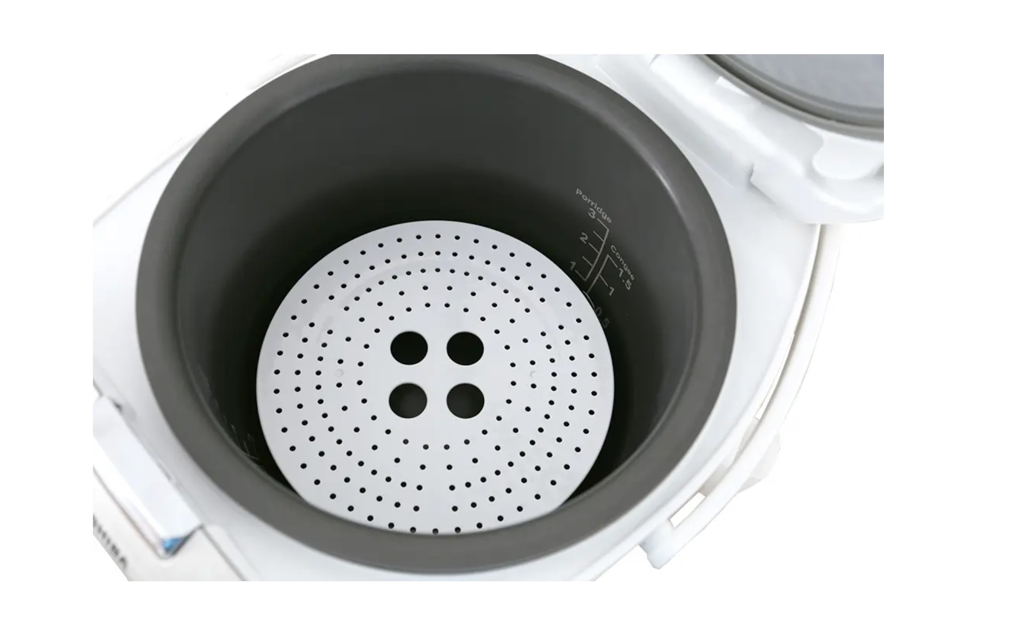 Nồi cơm điện tử Toshiba 1.8L RC-18NTFV - Xuất xứ Thái lan - Lòng nồi hợp kim dày 4mm - Phù hợp cho gia đình 4-6 người - Hàng chính hãng - Bảo hành 12 tháng, chất lượng Nhật Bản