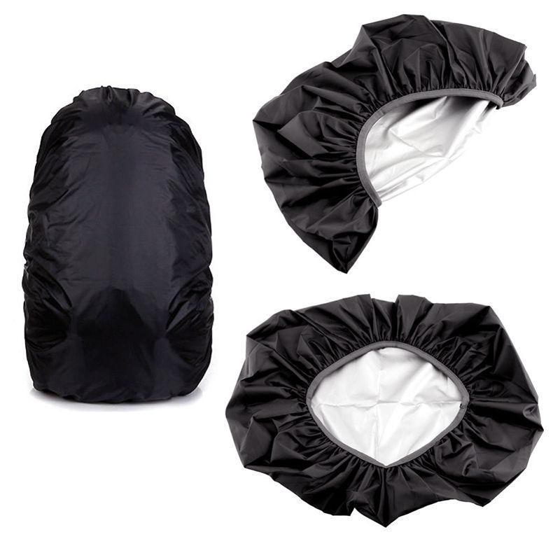 Waterproof Dust Rain Cover Travel Hiking Backpack Camping Bag Black