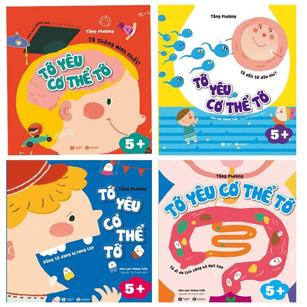 Sách - Bộ combo tớ yêu cơ thể tớ