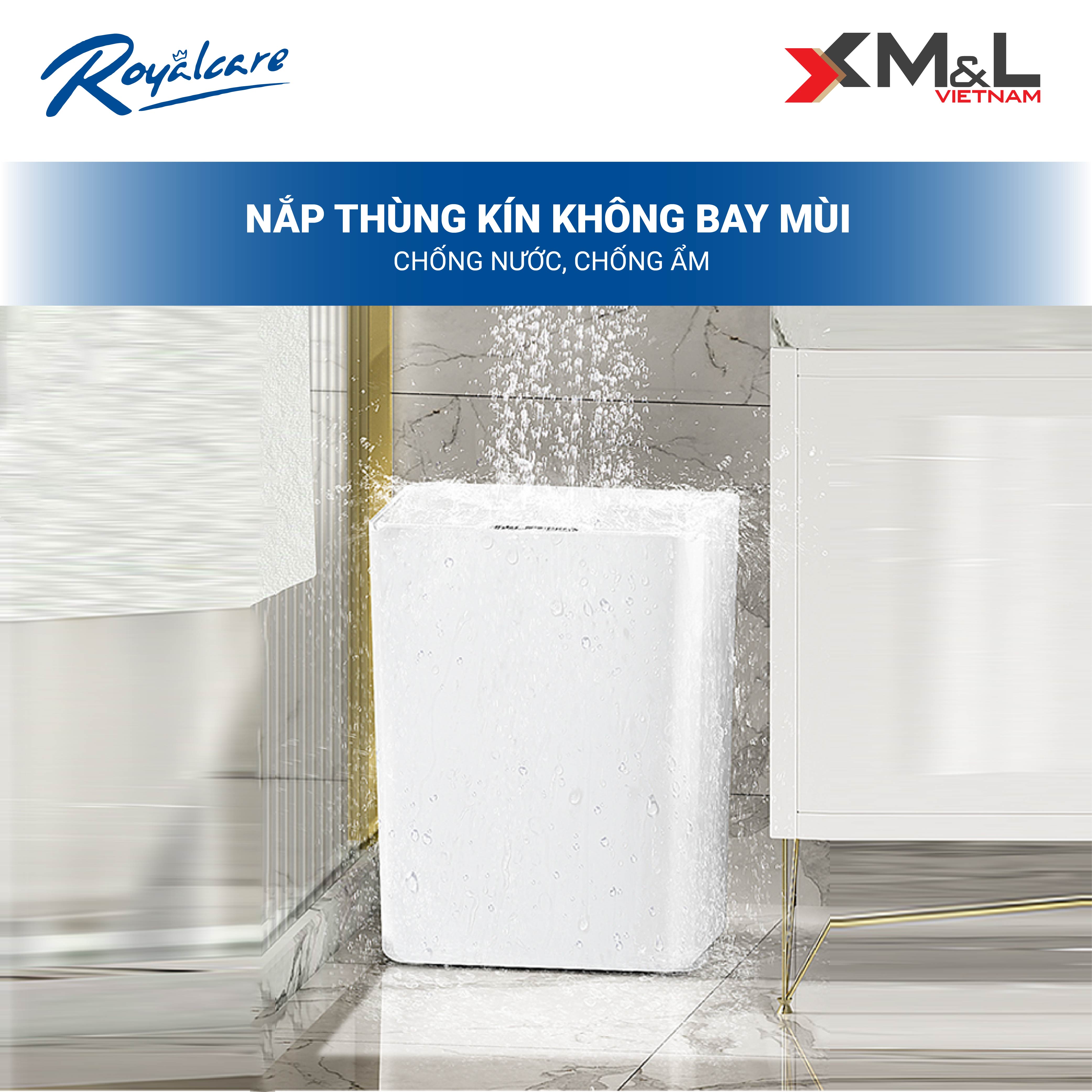 Thùng rác thông minh cảm ứng tự động M&amp;L-FH-2 phong cách Hàn Quốc