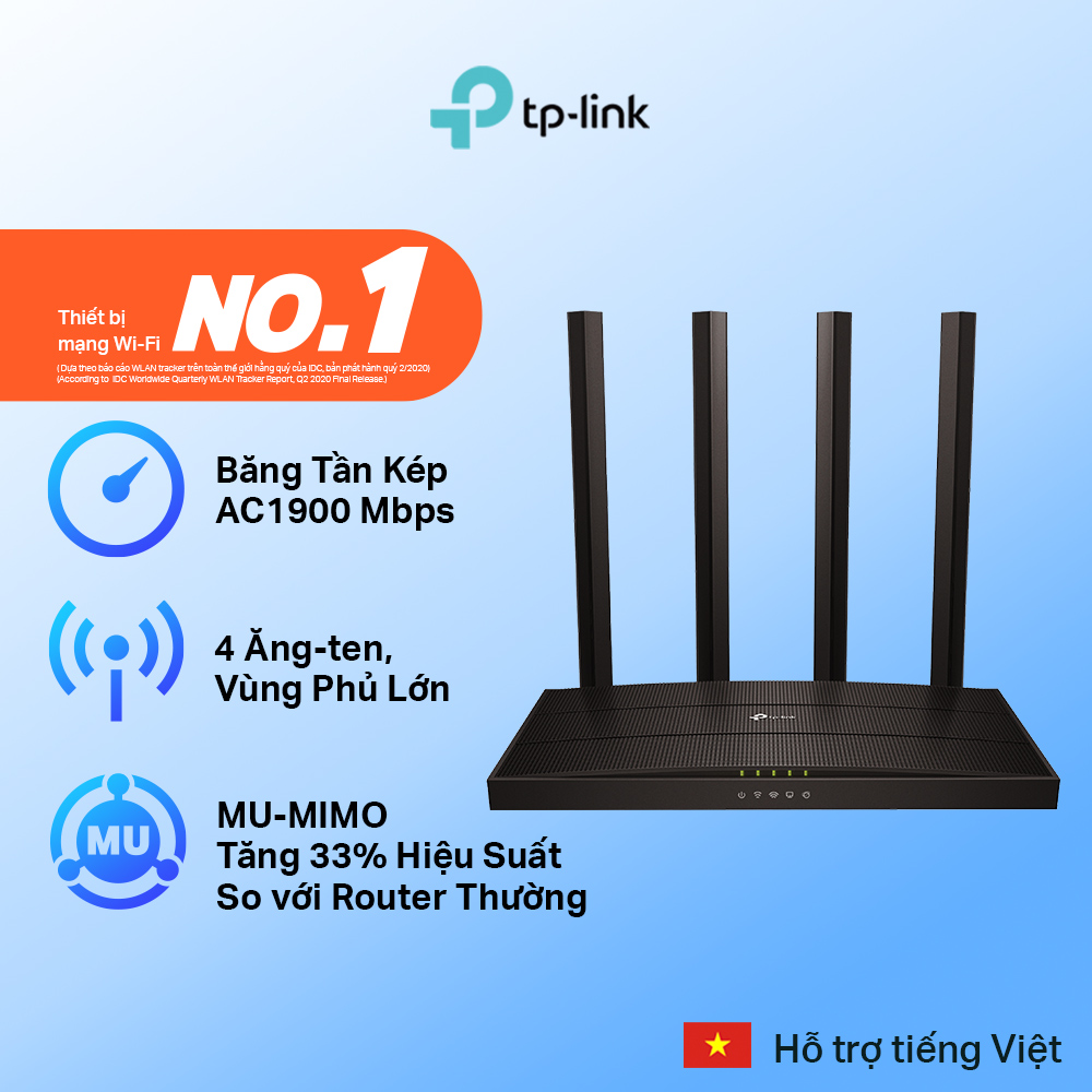 Hình ảnh Bộ Phát Wifi TP-Link Archer C80 Băng Tần Kép MU-MIMO AC1900 - Hàng Chính Hãng