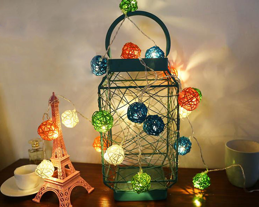 Đèn led trang trí hình cầu