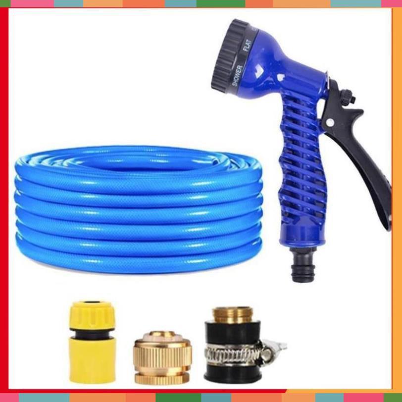 Bộ dây và vòi xịt tăng áp lực nước,rửa xe, tưới cây 7-10m  206843