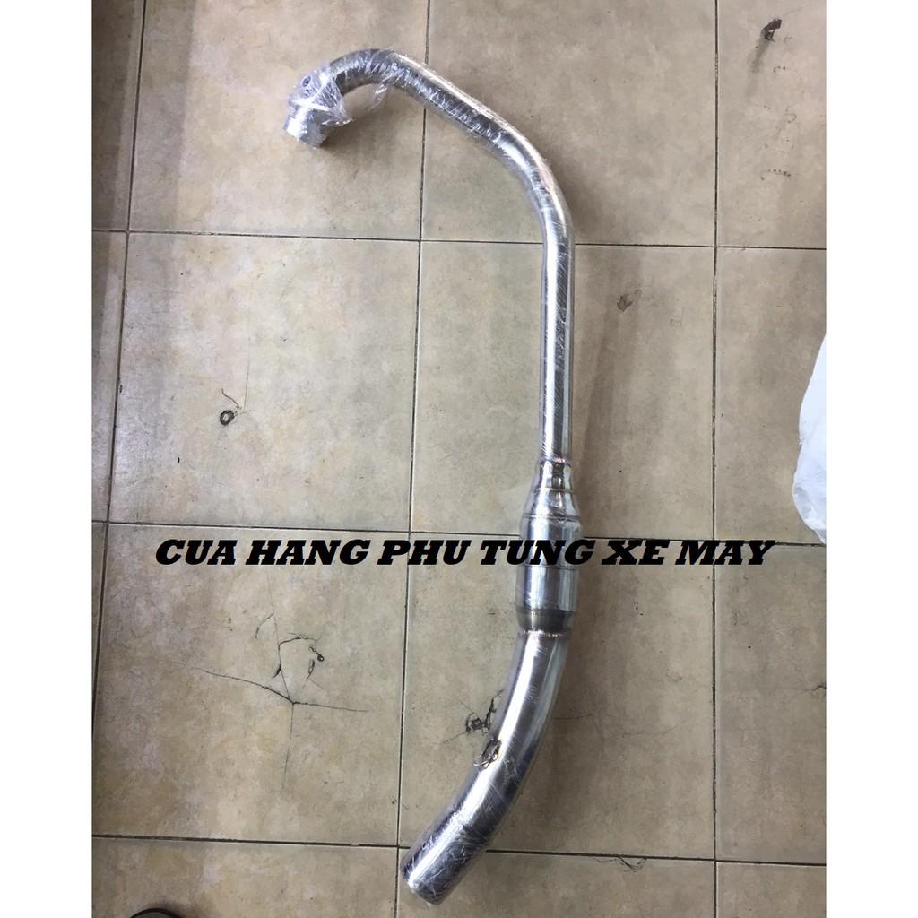 Cổ pô inox bầu hơi gắn xe Exciter 135, Exciter 150, Winner 150, Raider Fi, Satria Fi gắn pô độ họng 51mm