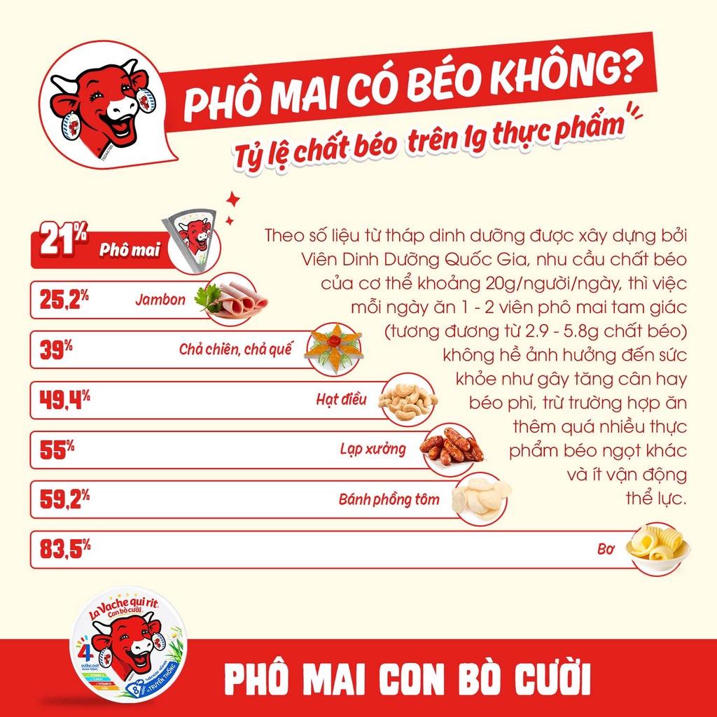 Combo 2 Hộp Phô mai Con Bò Cười 16 miếng 224g và 1 Hộp Bánh Que Nhúng Phô Mai Cheez Dippers 120G