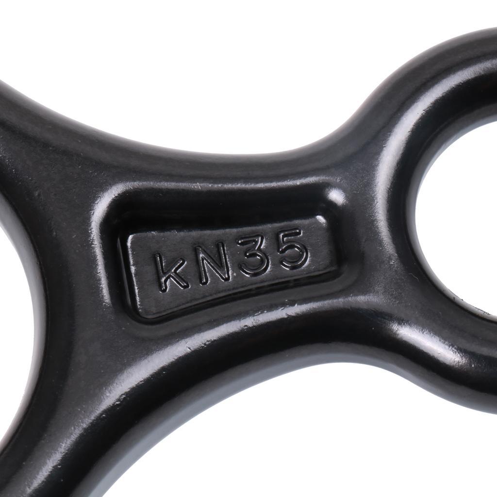 Mountaineering Belay Device 35KN+24KN Auto Self Lock Carabiner Rock Climbing