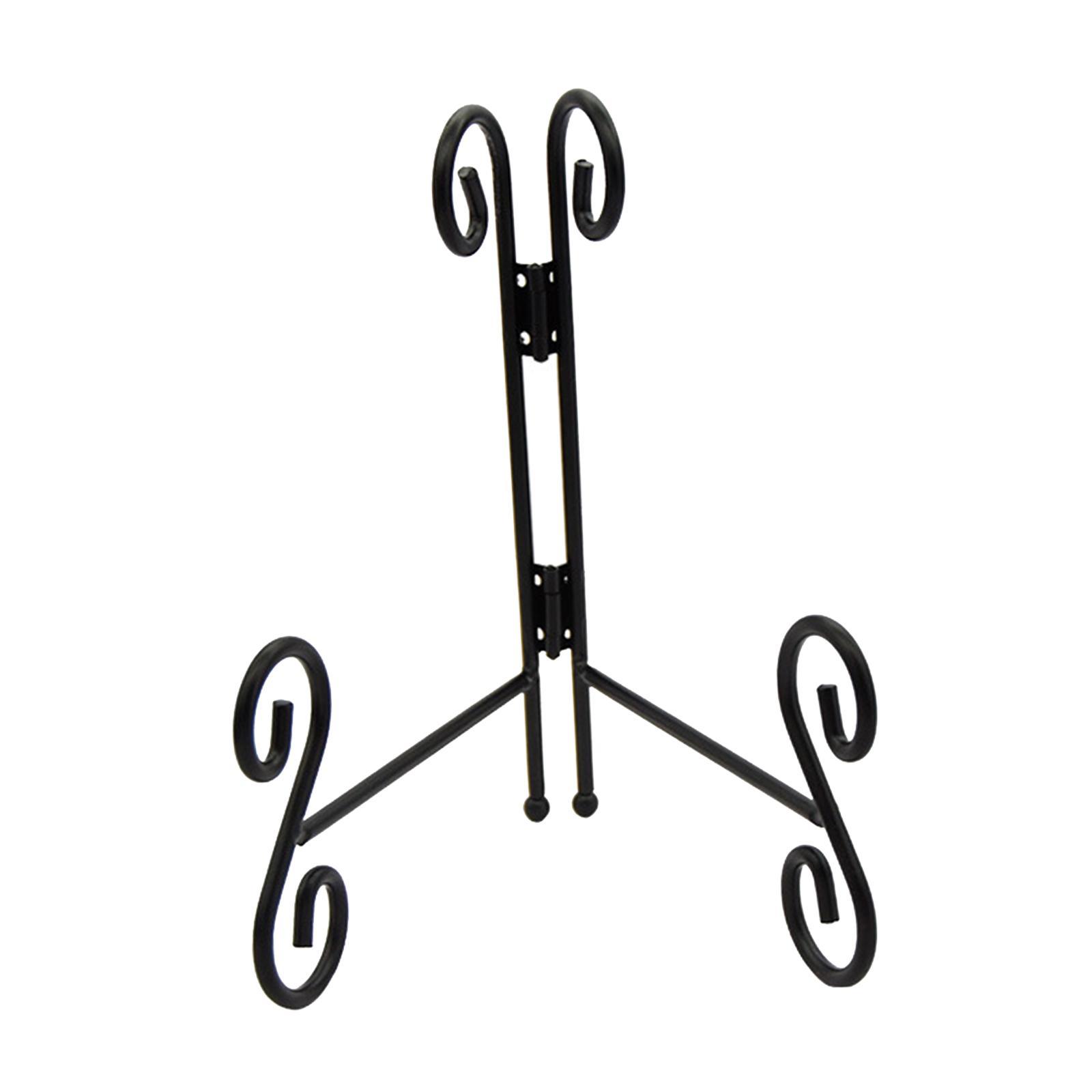 Easels Display Stand, Picture Frame Stand, Art Desktop Photo Dishes Stand, Dish Rack Book Plate Holder for Decorative Plate, Book Artworks Photo