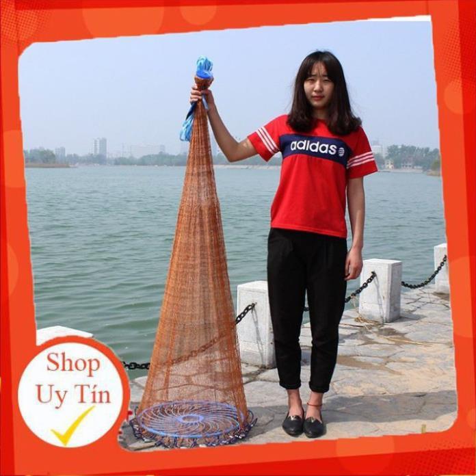Siêu rẻ siêu rẻ Chài Dù Đánh Cá Chài Rút Đĩa Bay UFO Sợi Dù Thái Lan Cao Cấp Đủ Size