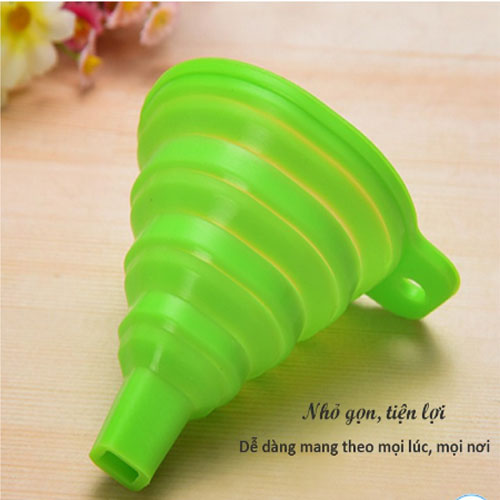 Phễu silicone gấp gọn rót thực phẩm dung địch chất lỏng đa năng chịu nhiệt tốt tiện dụng