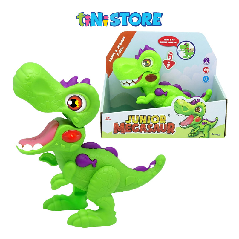 Đồ chơi khủng long T-rex có đèn và âm thanh Dragon Itoys