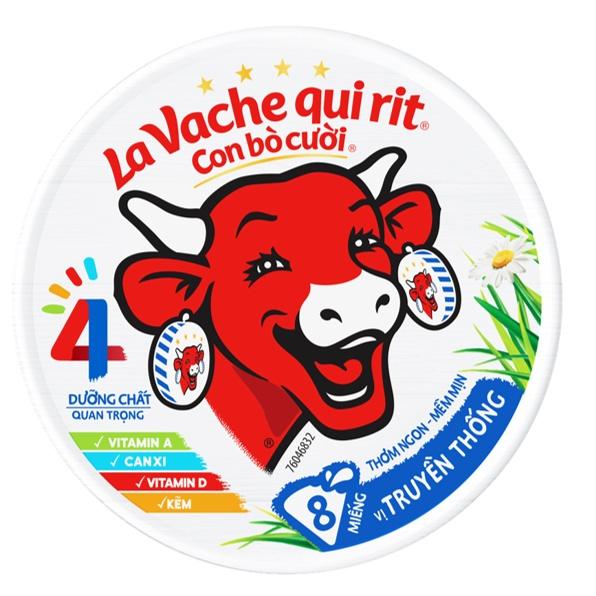 Combo 5 gói Phô mai Con Bò Cười Vị Truyền Thống 8 miếng La Vache qui rit 112g/ hộp