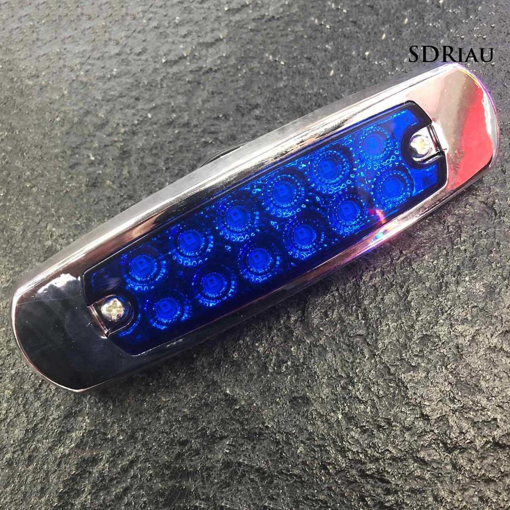 Set 2 Đèn Led Chống Nước Chống Bụi 24v / 12v 6000k Dành Cho Xe Hơi / Xe Tải