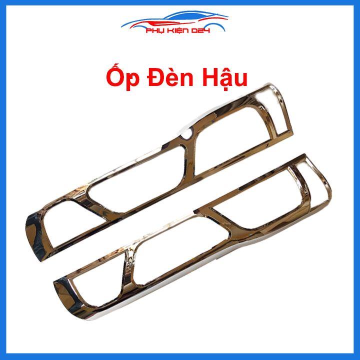 Ốp viền đèn pha hậu mạ crom Transit 2014-2015-2016-2017-2018-2019-2020 chống trầy trang trí bảo vệ xe