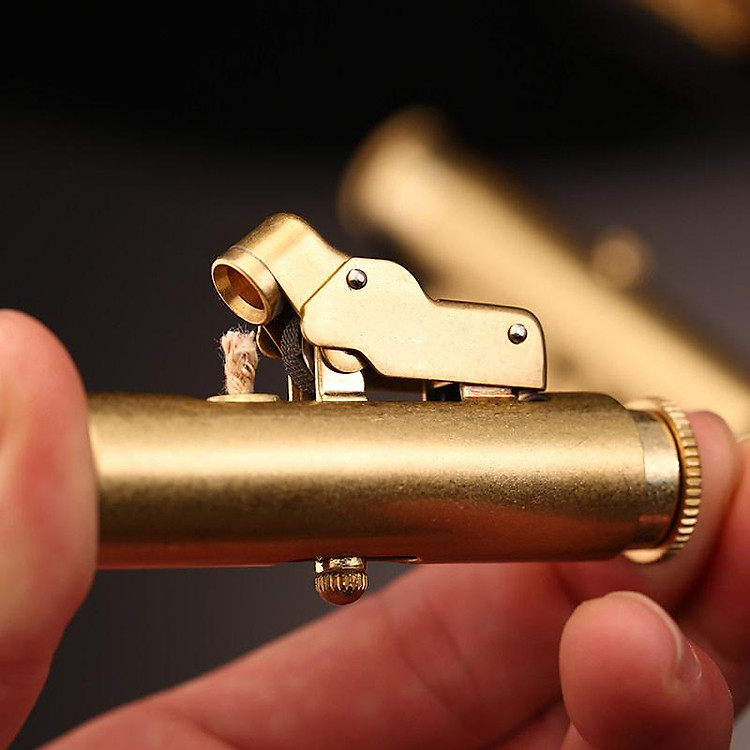 Vỏ Hột Quẹt Bật Lửa Xăng Đá PROMISE BNC016 thiết kế nhỏ gọn đánh lửa tự động độc lạ - dùng xăng bấc đá cao cấp