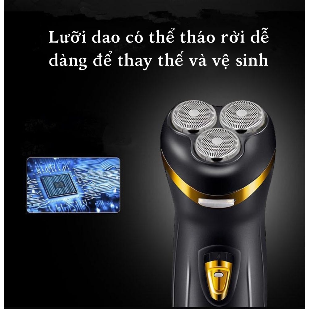 Máy cạo râu đa năng 3 trong 1 bản nâng cấp LANITH ES178 – Sử dụng pin sạc 1200Am thân thiện môi trường