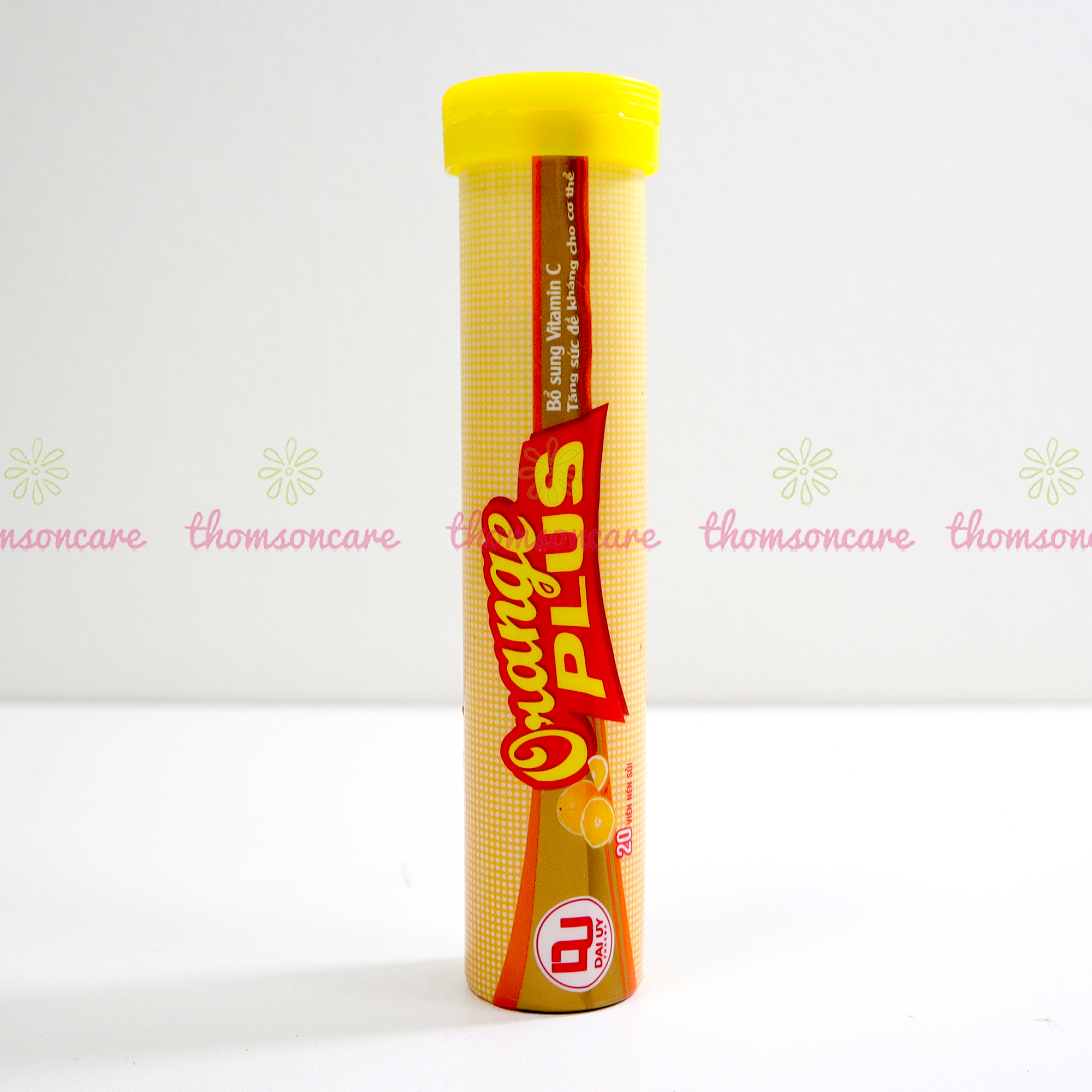 Viên C sủi tăng cường sức đề kháng đại uy - Bổ sung vitamin C, hỗ trợ giải độc gan, mát gan hương vị actiso, cam, tổng hợp - Tuýp 20v - Thomssoncare