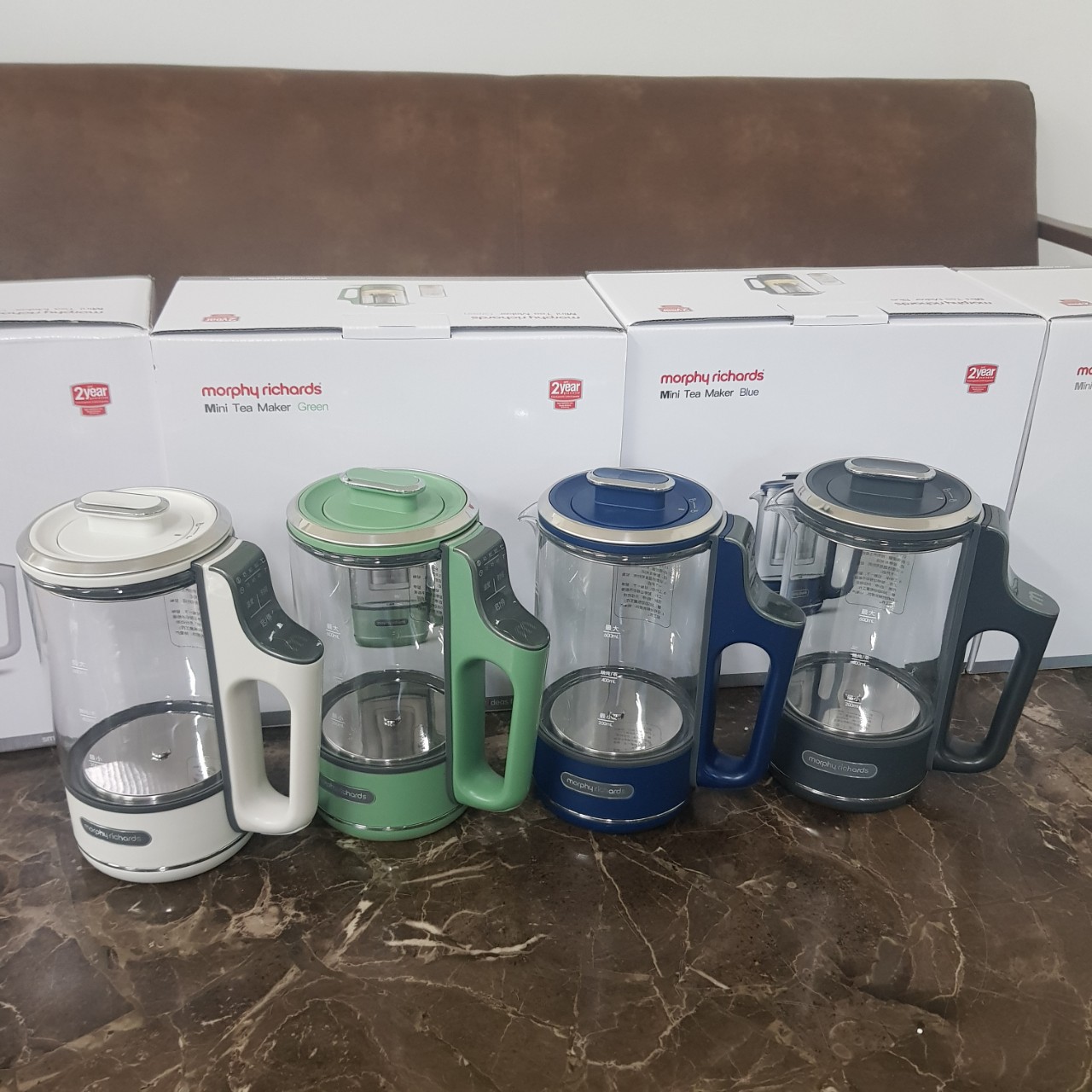 Bình đun nước pha trà, hâm cháo đa chức năng Morphy Richards MR6086 Có 3 mức nhiệt độ ở 45°C / 80°C / 100°C - HÀNG NHẬP KHẨU