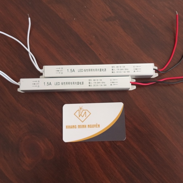Nguồn đũa siêu nhỏ 12V - 1,5A/2A/3A/4A/5A - 18W/24W/36W/48W/60W chuyên dùng cho đèn led dây 12V, led cuộn 12V