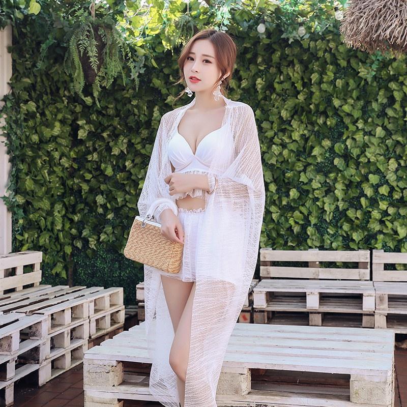 Bikini 3 Mảnh Hàn Quốc - Bộ Đồ Bơi Nữ Lưới