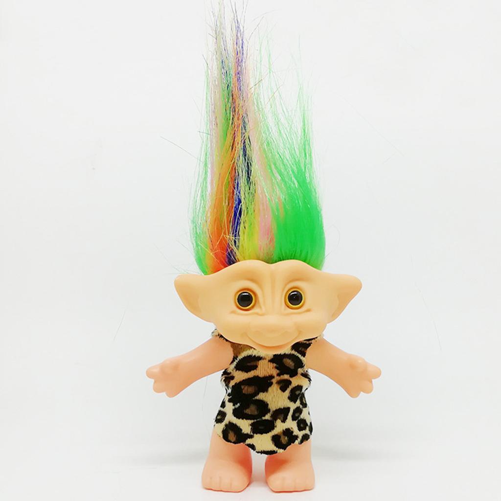 High Quality PVC Lucky Troll Doll Leopard Leprocauns Doll - Cake Toppers