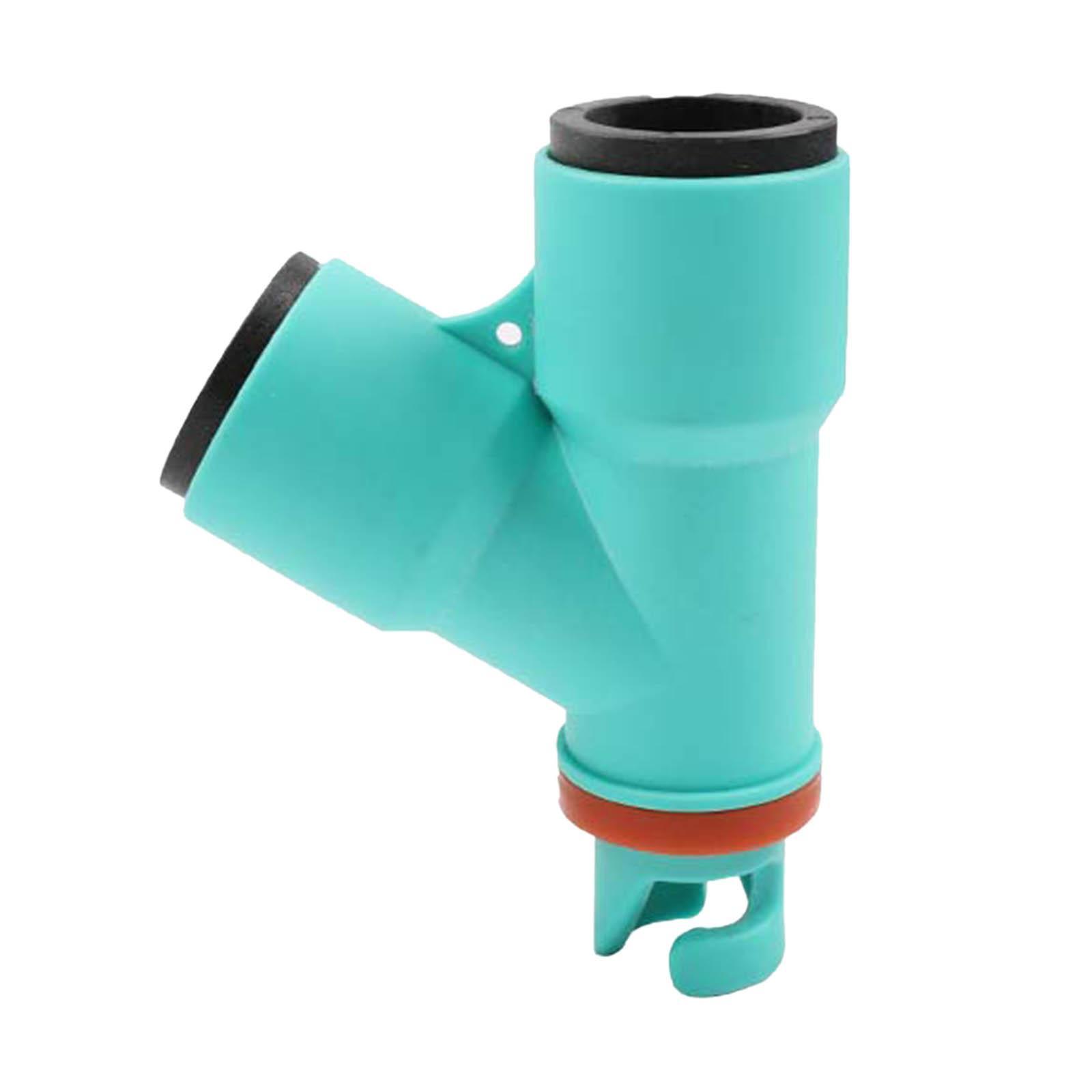 Inflatable Boat Air Valve Adaptor Dual Head Air Pump Adapter Connector