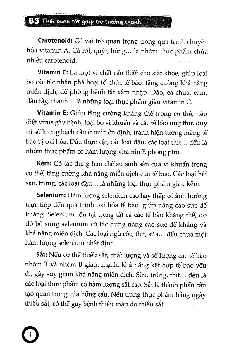 Sách: 63 Thói Quen Tốt Giúp Trẻ Trưởng Thành
